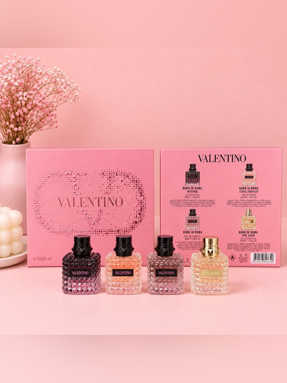 💕✨ BORN IN ROMA 4-PIECE PERFUME GIFT SET | 30ML EACH 🎀